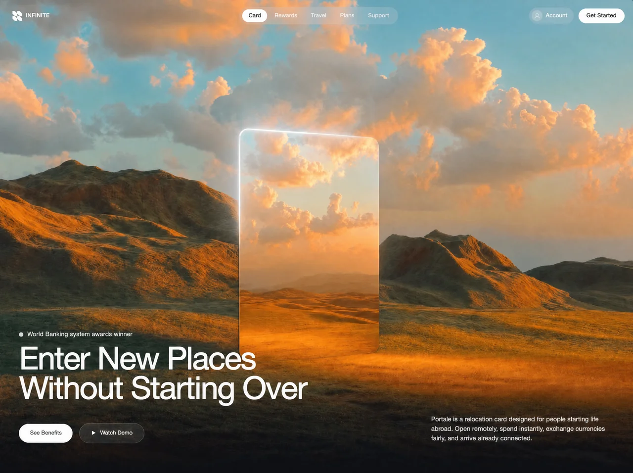 The Infinite website